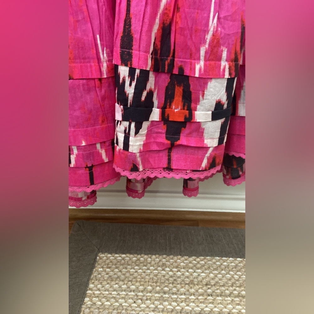 Ro’s Garden Denise Halter Maxi Dress in Bazaar Pink SZ L NWT - Picture 8 of 11